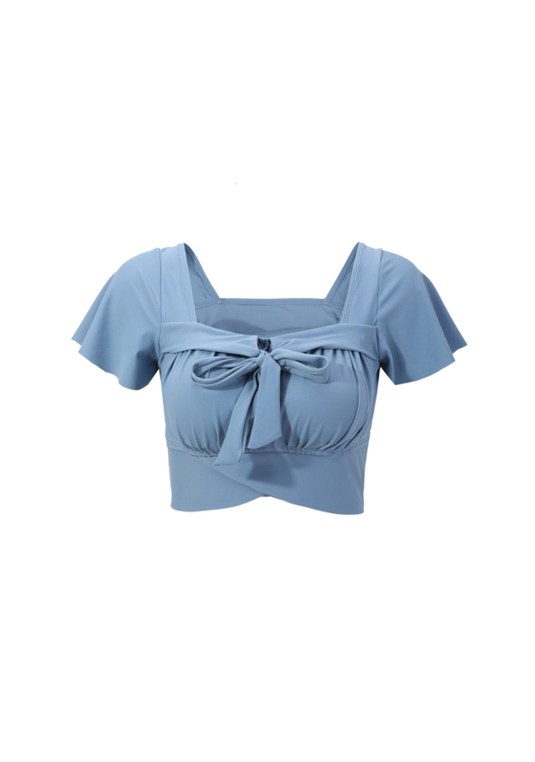 粉藍色背心MIX&MATCH泳衣上身 <23641738>