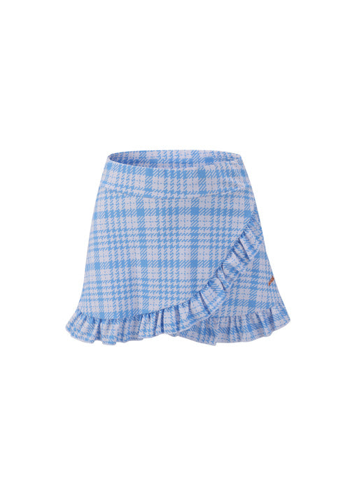 蓝白格纹高腰裙MIX&MATCH泳衣下身 <24091868>
