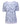 這是一件圓領短袖襯衫，以白色為底色，並以海軍藍色不規則的鵝卵石紋路覆蓋整件衣物。.