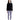 一位棕色長髮的女性面向前方站立，身穿黑色冰感外套 <20121356-01> 完美都市通勤女裝、淺紫色綁腿褲、白色運動鞋，以純白色為背景。.