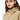 一位棕色波浪卷髮的年輕女子，戴著杏色熱反射撥水防風外套 <20221315-12>，在白色背景下對著鏡頭溫柔地微笑。它的保暖、防風、撥水功能讓它在任何天氣下都能兼具時尚與實用。.