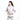 身著粉紫色撥水防風外套 <20221676-50> 運動造型、淺灰色褲子的女子，站在素白背景下，雙手緊握，微微側頭。.