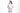 身著粉紫色撥水防風外套 <20221676-50> 運動造型、淺灰色褲子的女子，站在素白背景下，雙手緊握，微微側頭。.