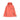 Orange jacket with black accents on a white background