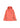 Orange jacket with black accents on a white background