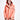 Person wearing a peach-colored raincoat on a white background