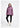 Person wearing a purple jacket on a white background