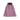 Pink jacket with black zippers on a white background