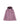 Pink jacket with black zippers on a white background