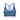 藍綠色幾何圓錐形圖案和白色飾邊的 Rcerback 運動泳衣，是搭配深藍色 4 件套裝運動泳衣 <21211650> 游泳訓練的最佳選擇。.