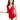 身著夏日泳衣的女性 - 紅色收腰 1 件頭連身泳衣 <21301653> 令人眼前一亮。.