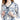 一位女士戴著粉藍色背心吊帶 3 件裝連身背心泳衣 <22211628> 並手持配套的口罩。她的臉部部分露出框外，營造出時尚協調的造型。.