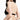 一位女士身穿黑色-MIX&MATCH泳衣上身 <23501587> 鋼圈設計。她的棕色長髮披散在單肩，襯托著純白的背景。.