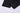 黑色防曬泳衣<24541449-01>下擺特寫。整齊縫合的亮面彈性布料提供 UPF 50+ 的防護，適合在海上運動時穿著。.