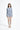 彩藍色長身防曬泳衣 <28920749-Y12>