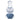 天藍色日本製泳衣 <423022-BL>，日本製兩件式泳衣，高領露背蕾絲前襟上衣，搭配側繫帶下褲，均採用類似牛仔布的天藍色布料。.