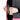 穿著黑色運動上衣和褲子的人，將灰色緊身開胸拉鏈抓毛保暖泳衣<26001146-NS02>做成高彈性泳衣布，露出中腰--適合穿在水上活動或當作保暖衣來保暖。.